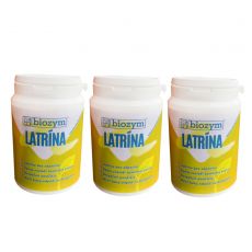 Biozym – LATRÍNA  3x0,5kg AKCIA - baktérie do latríny